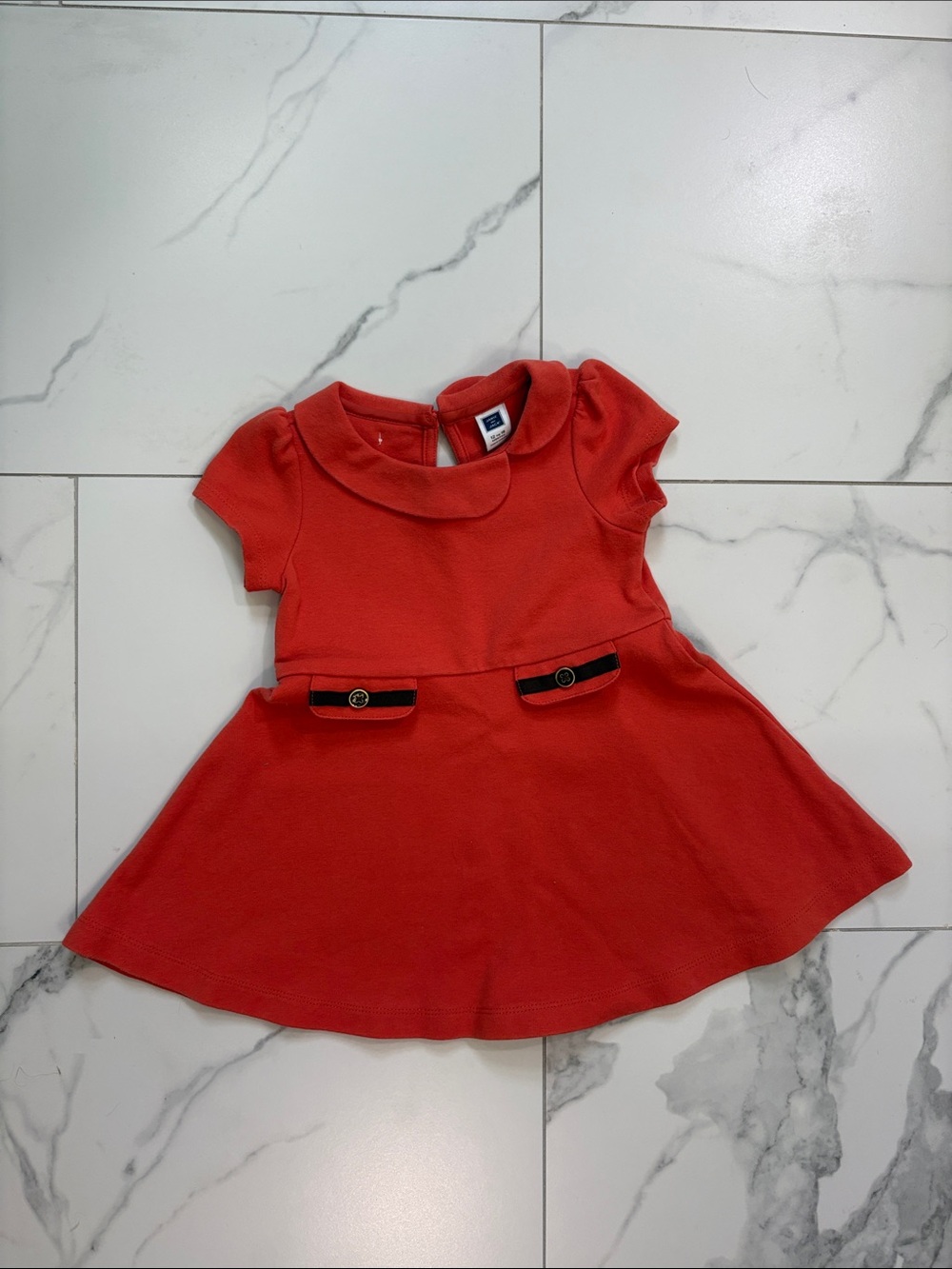 Janie and Jack Autumn Dress with Peter Pan Collar